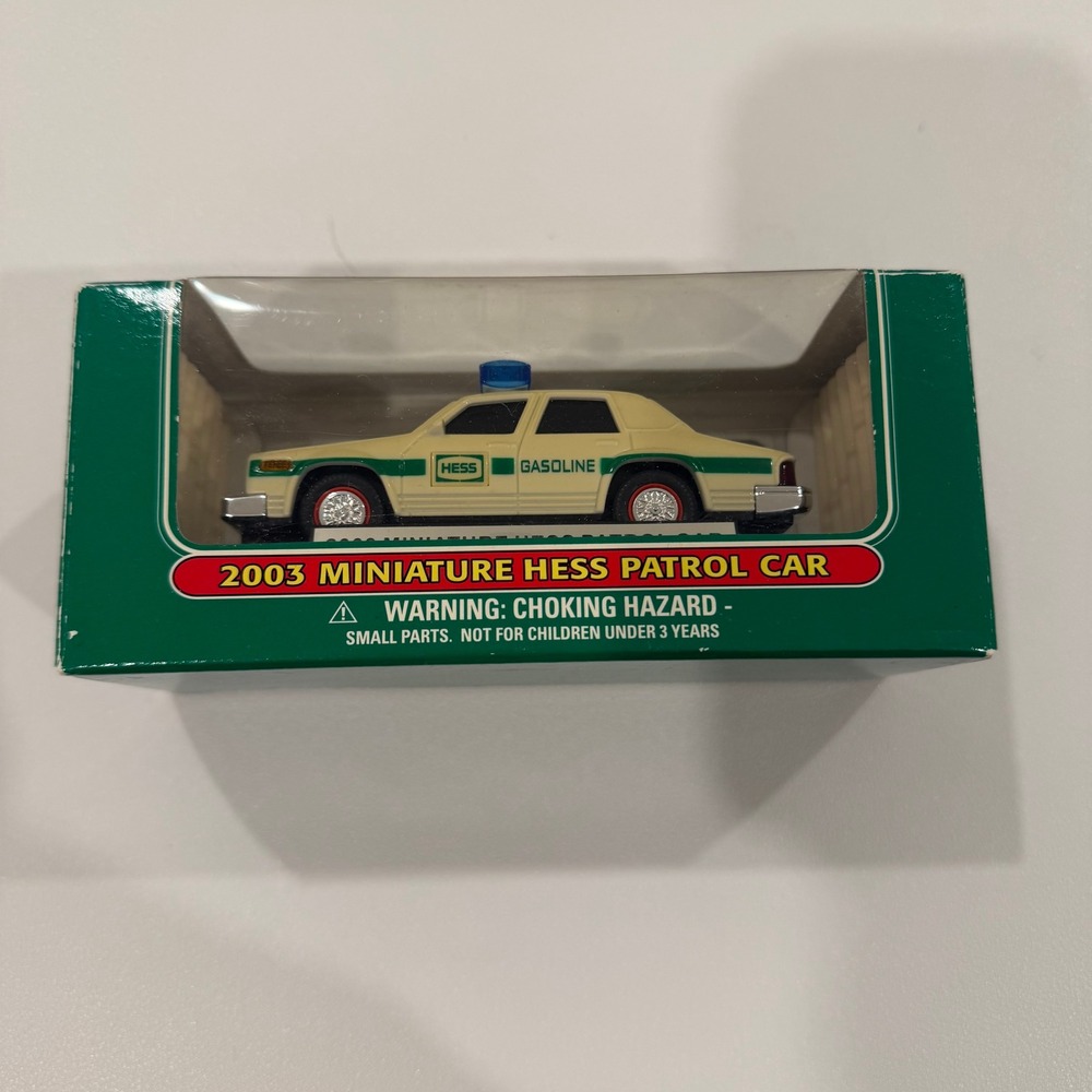 2003 HESS MINI Miniature Patrol Car Collectible Toy New In Box